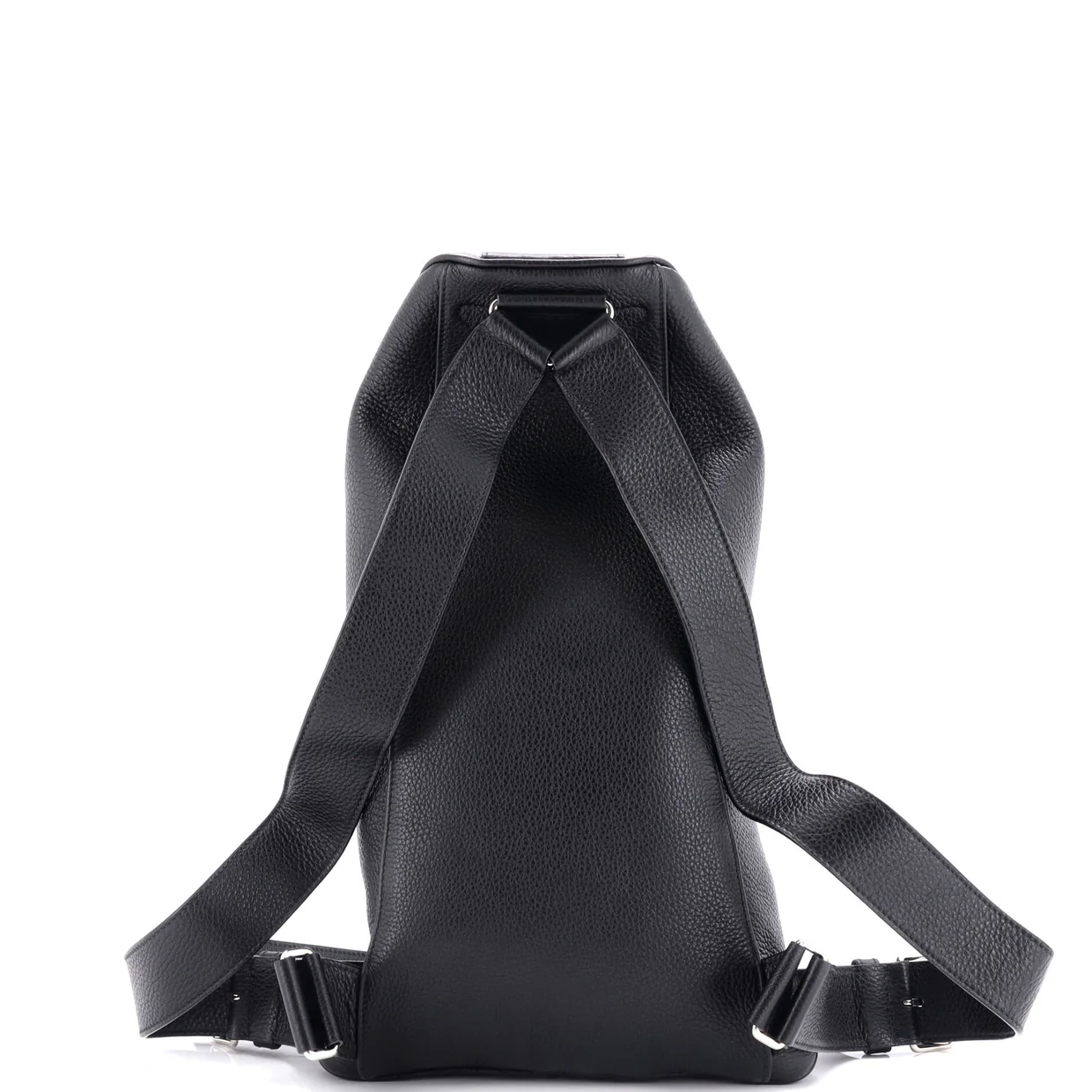 Triangle Zip Backpack Leather - Deep Luxury