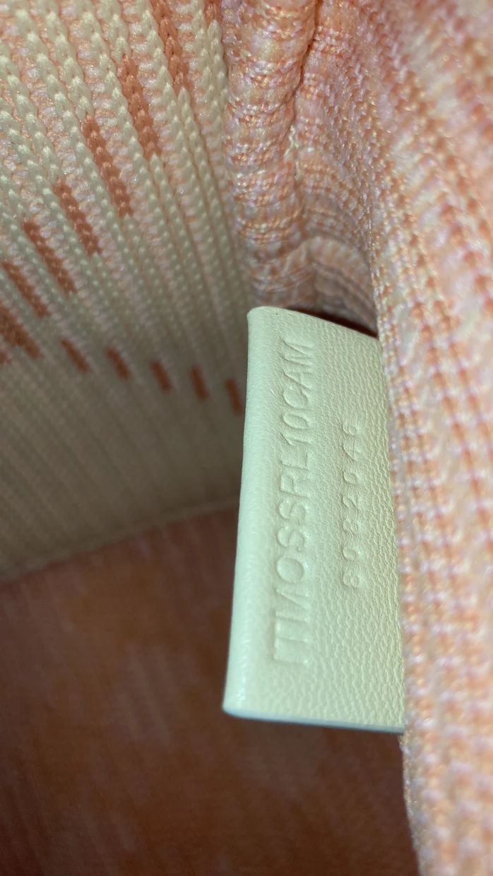 Peg Handle Bag Knit Check Fabric Medium - Deep Luxury