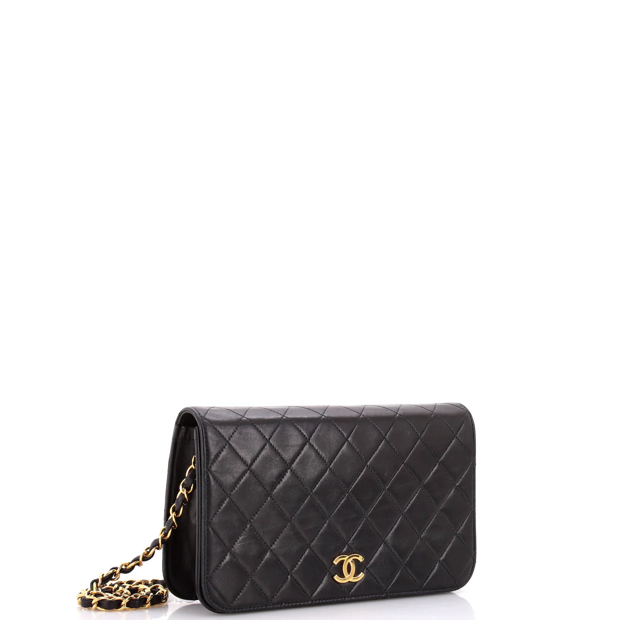 Vintage Full Flap Bag Quilted Lambskin Mini - Deep Luxury