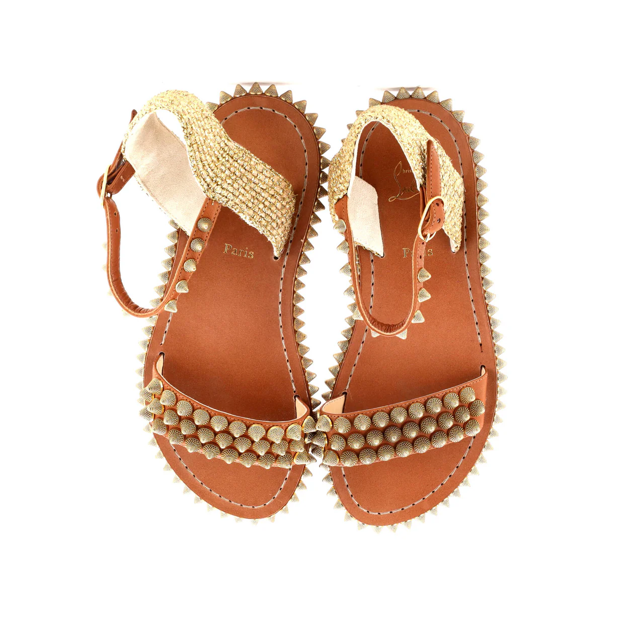 Women's Cordorella Spike Sandals Leather - Deep Luxury