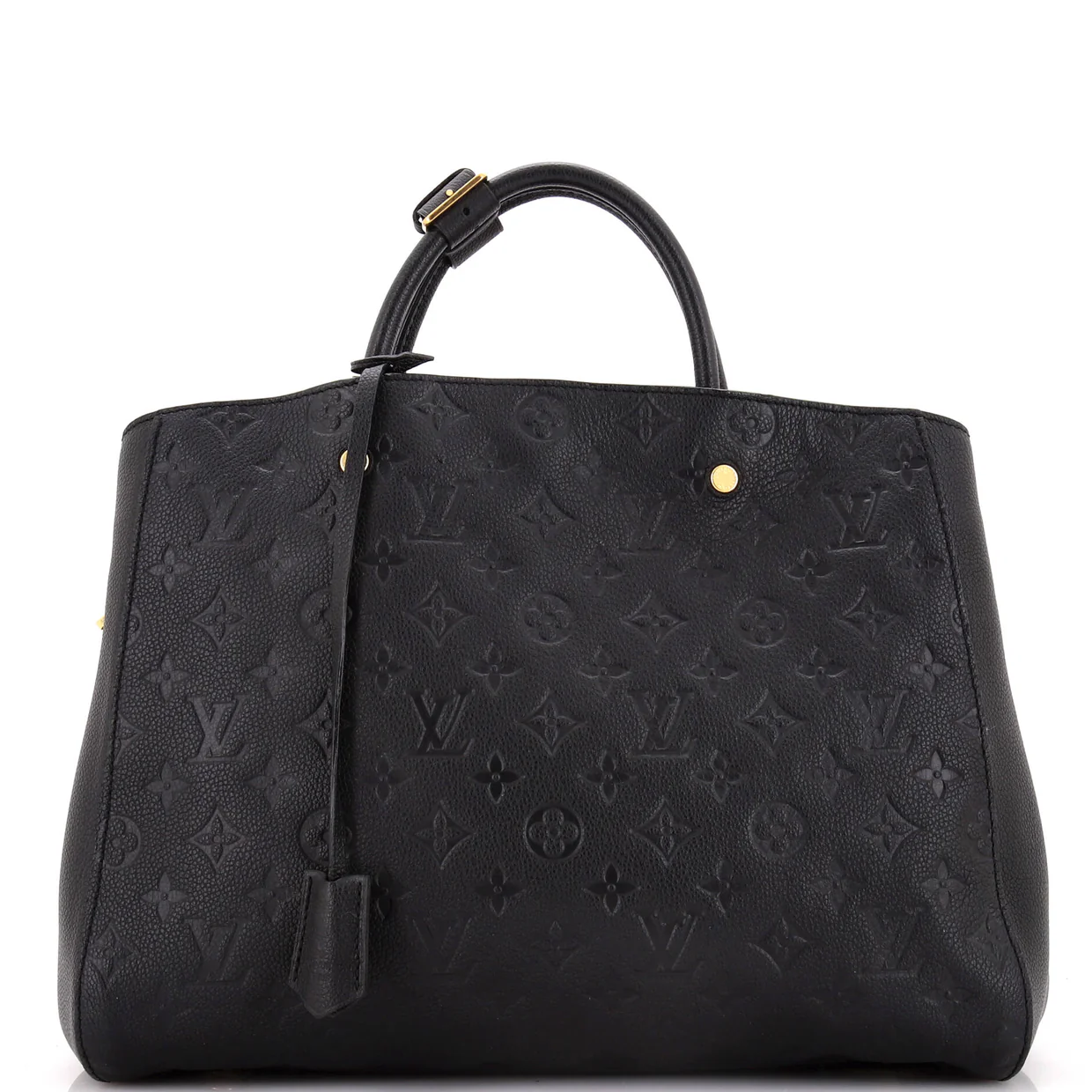 Montaigne Handbag Monogram Empreinte Leather GM - Deep Luxury