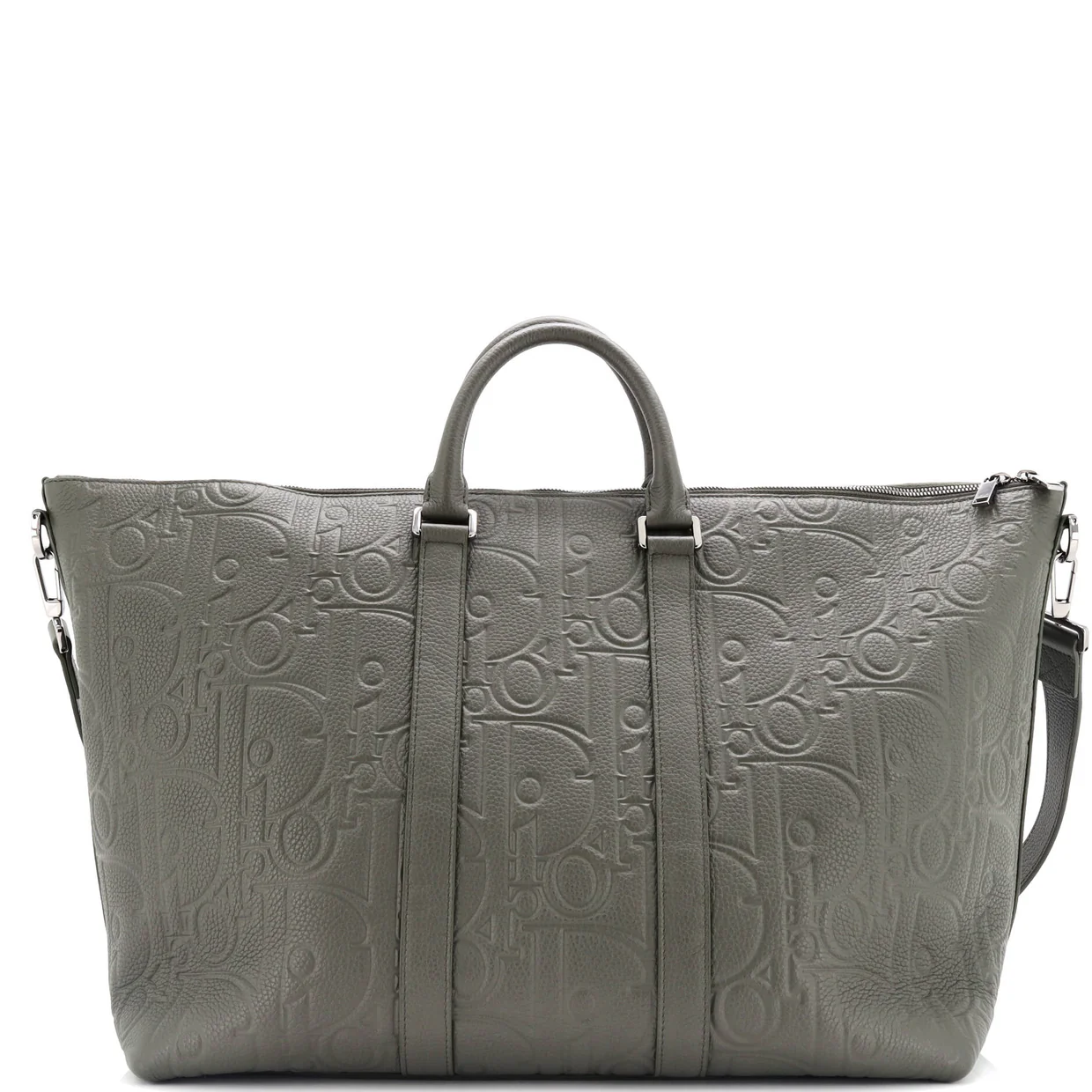 Weekender Convertible Tote Maxi Oblique Embossed Leather 40 - Deep Luxury