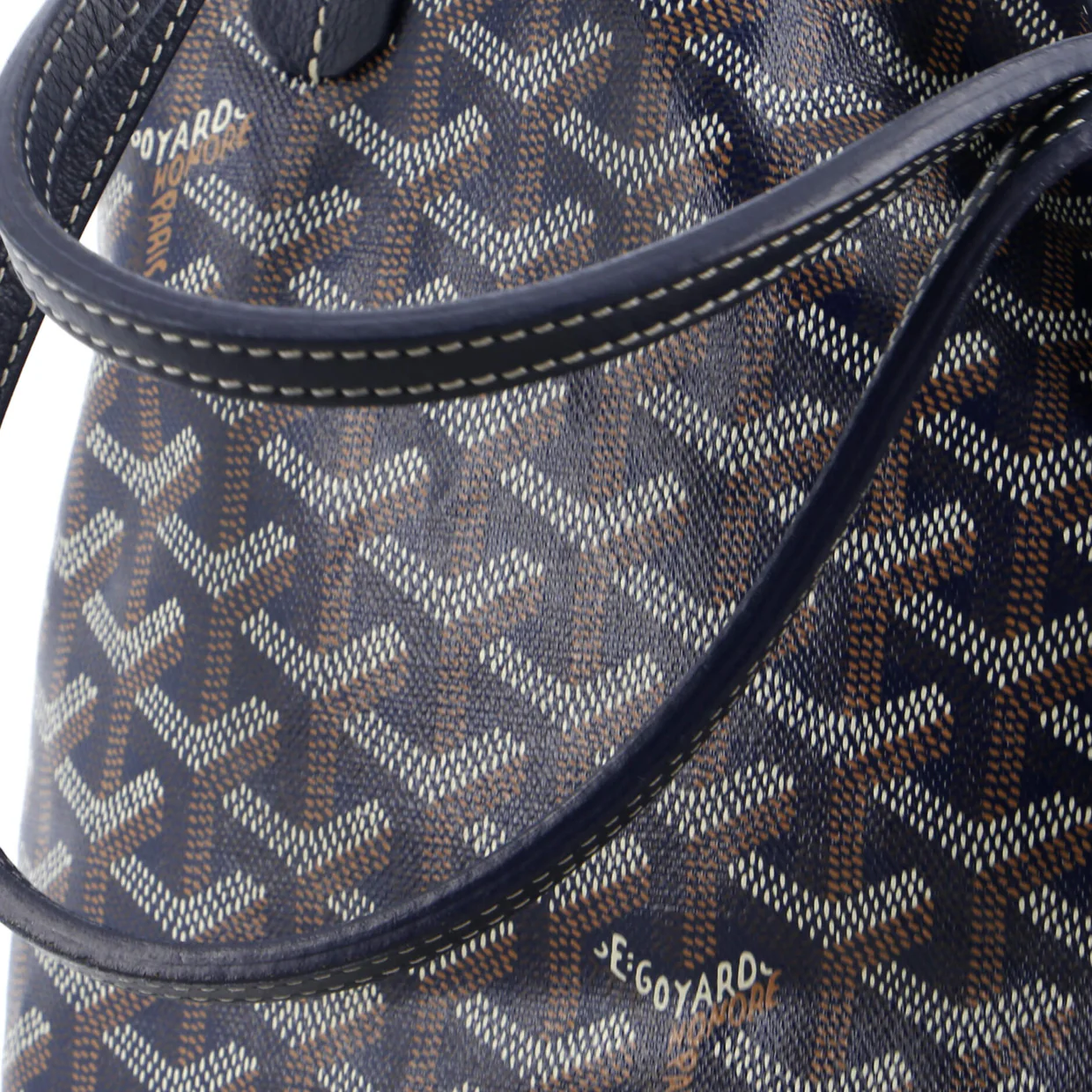 Anjou Reversible Tote Coated Canvas Mini - Deep Luxury