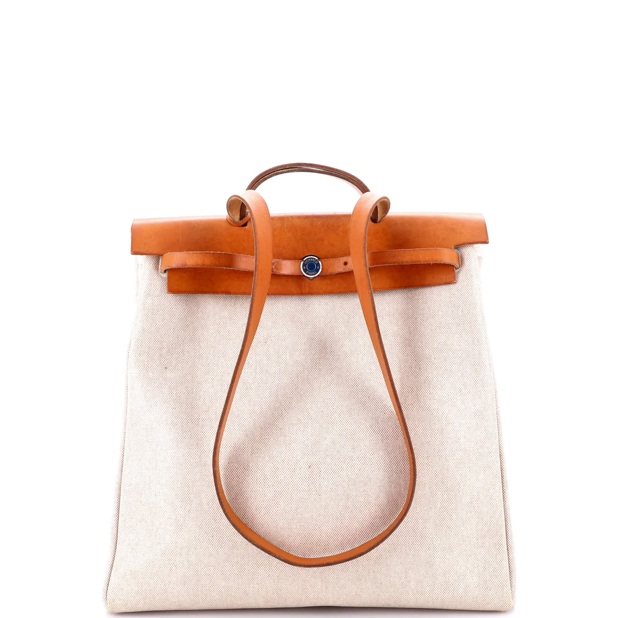 Herbag Toile and Leather MM - Deep Luxury