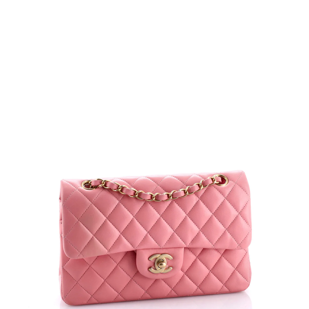 Classic Double Flap Bag Quilted Lambskin Small - Deep Luxury