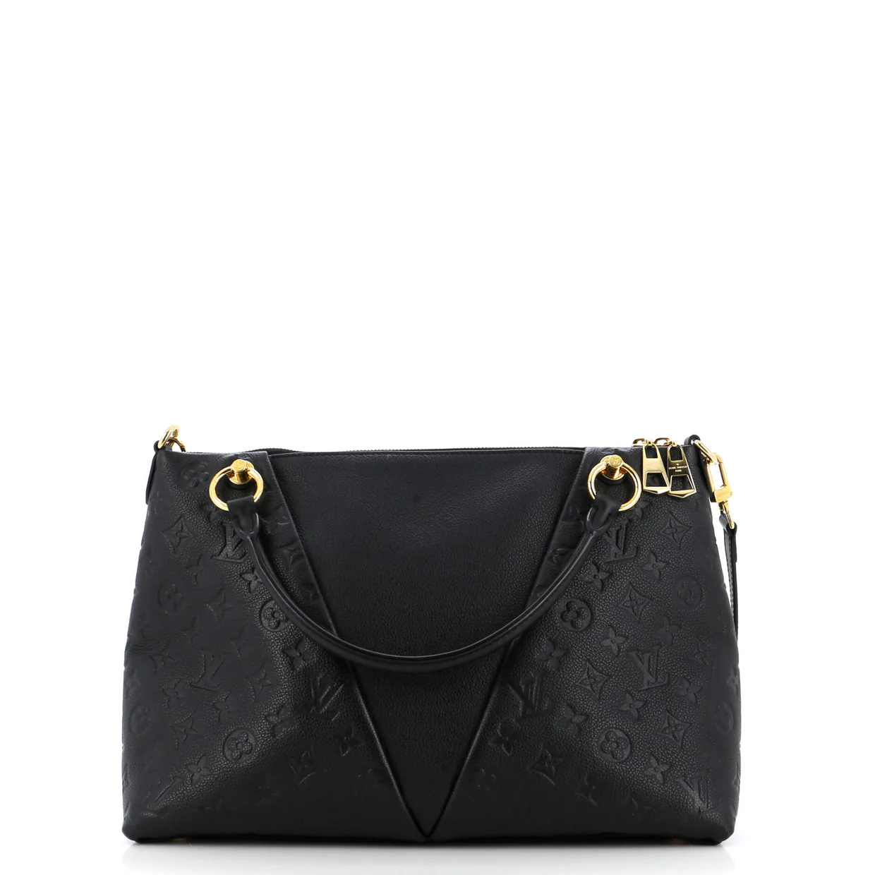 V Tote Monogram Empreinte Leather MM - Deep Luxury
