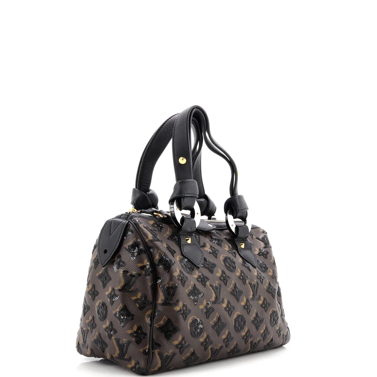 Speedy Handbag Limited Edition Monogram Eclipse Sequins 28 - Deep Luxury