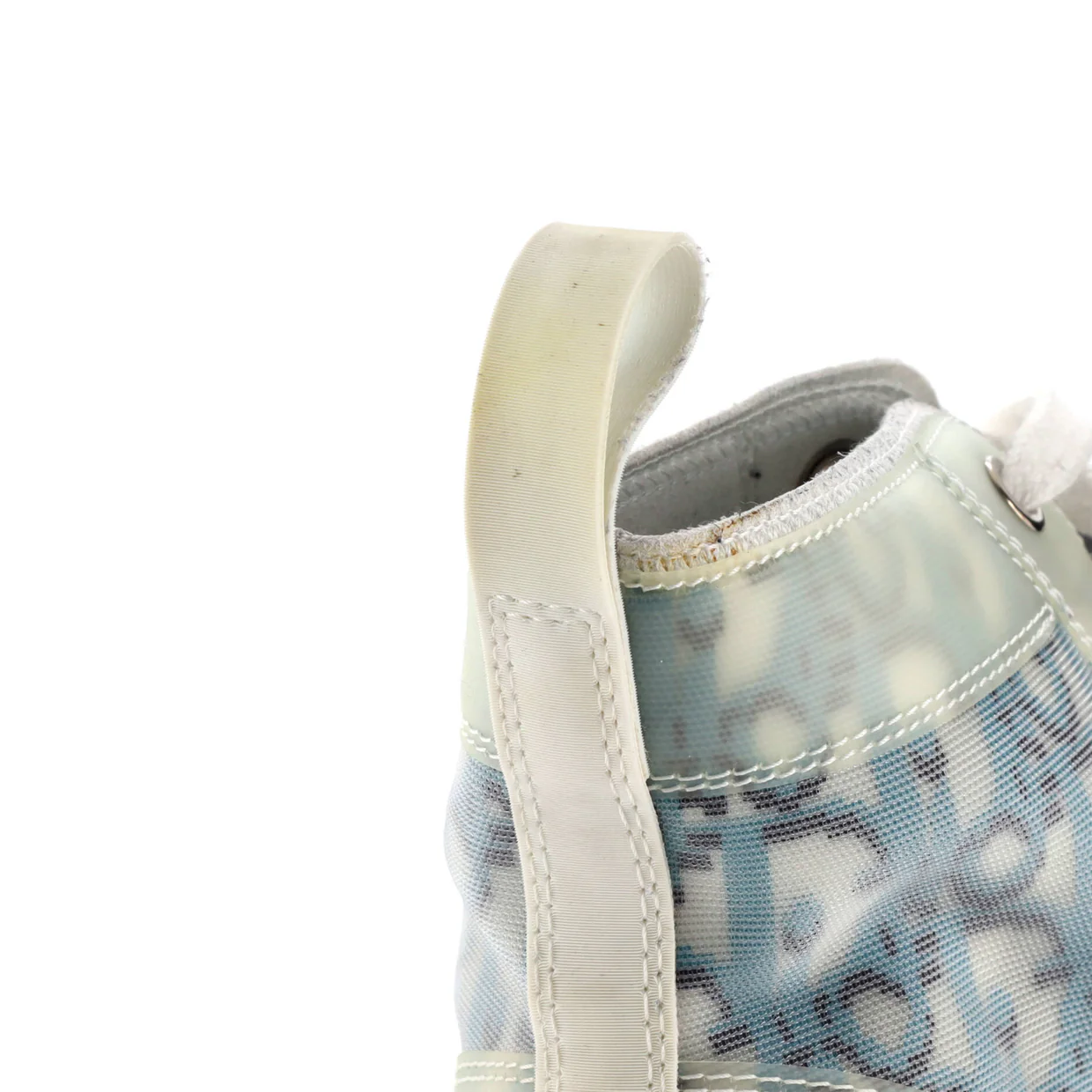 Men's B23 High-Top Sneakers Oblique Coated Canvas and PVC - Deep Luxury