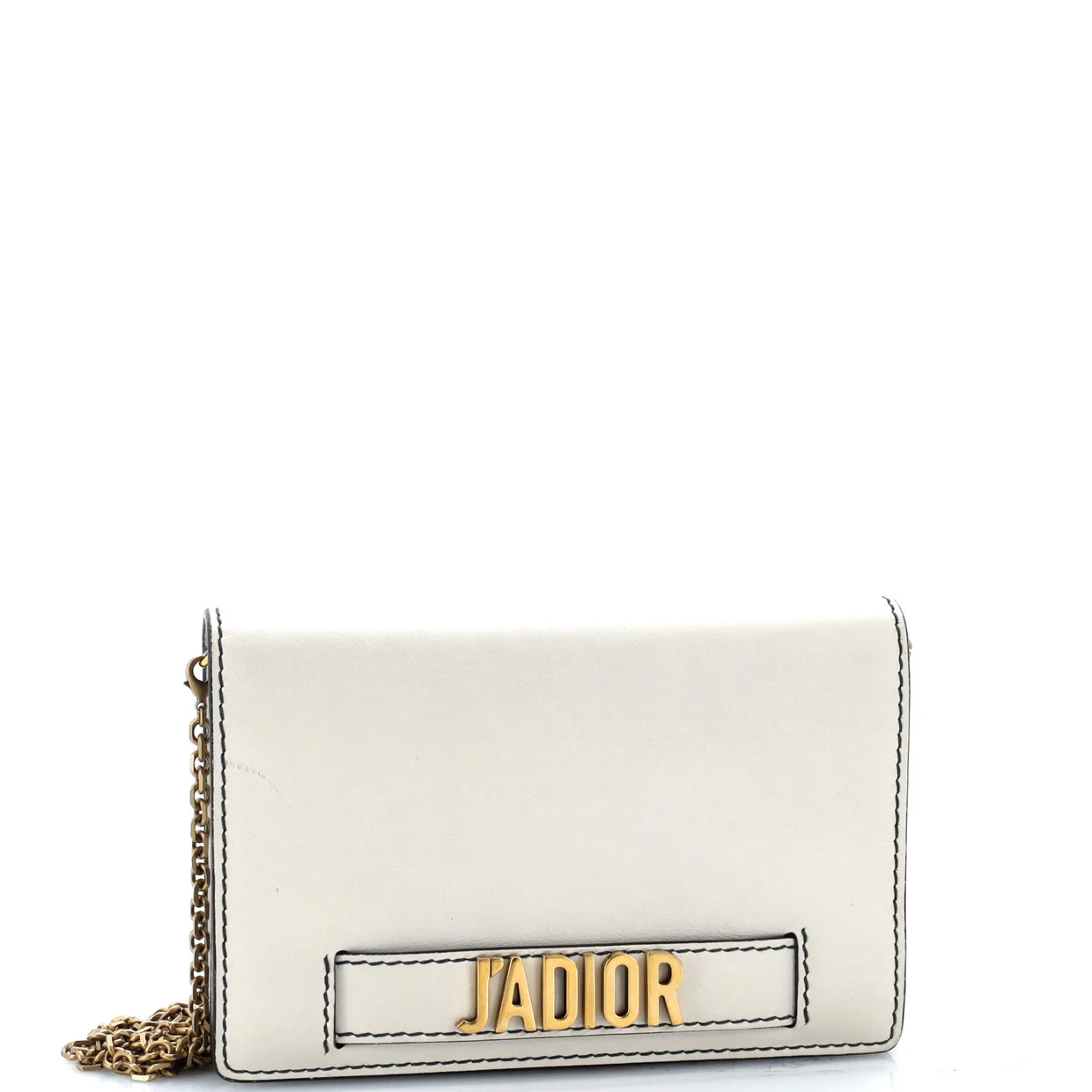 J'Adior Wallet on Chain Leather - Deep Luxury