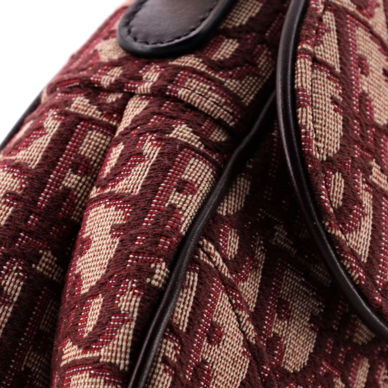 Saddle Handbag Oblique Canvas Medium - Deep Luxury
