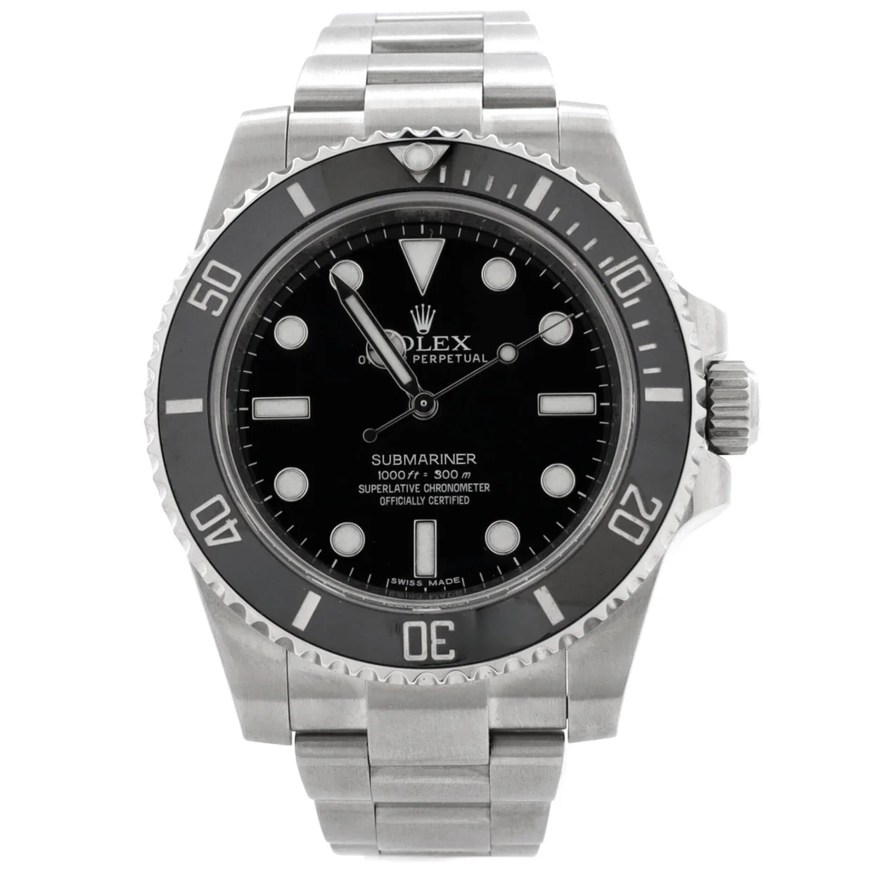Oyster Perpetual Submariner Automatic Watch Stainless Steel 40 - Deep Luxury