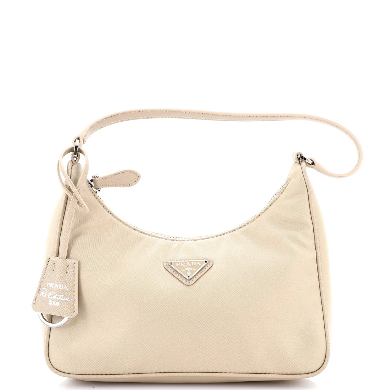 Re-Edition 2005 Hobo Tessuto with Saffiano Leather Mini - Deep Luxury
