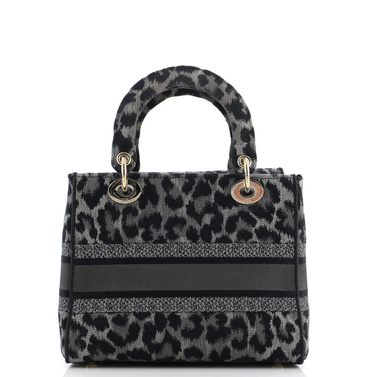 Lady D-Lite Bag Mizza Embroidered Canvas Medium - Deep Luxury