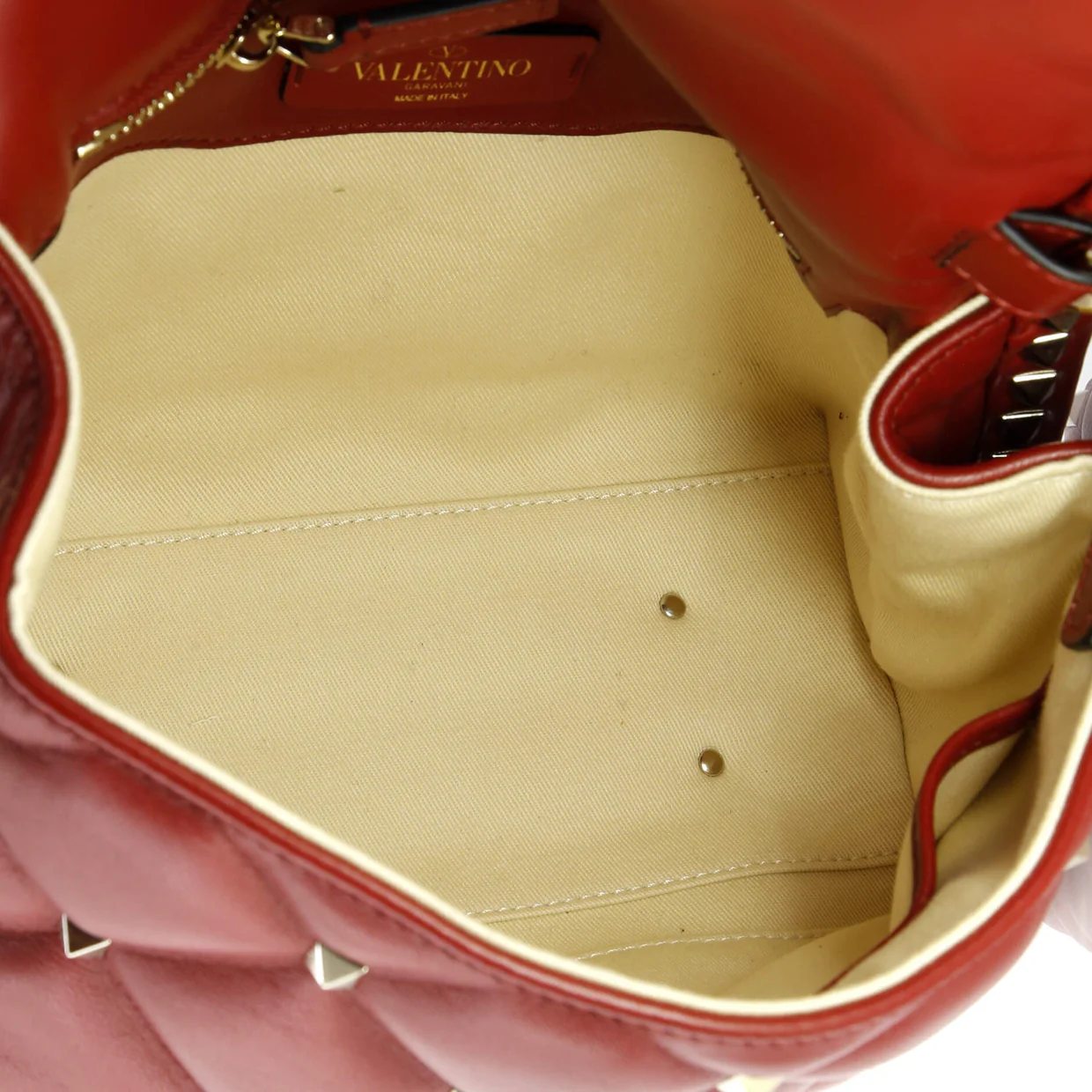 Candystud Top Handle Bag Leather Medium - Deep Luxury