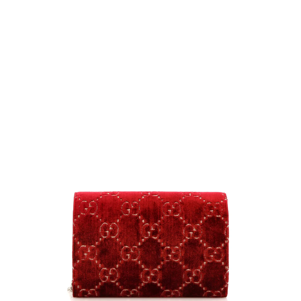 Dionysus Chain Wallet GG Velvet Small - Deep Luxury