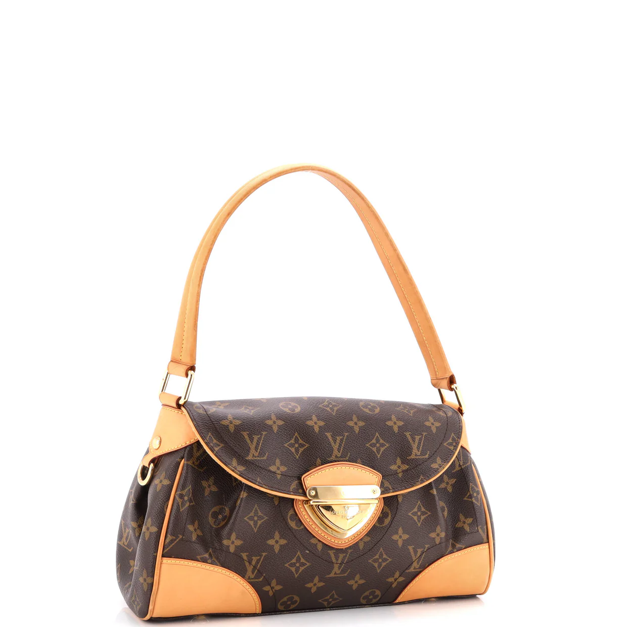 Beverly Handbag Monogram Canvas MM - Deep Luxury