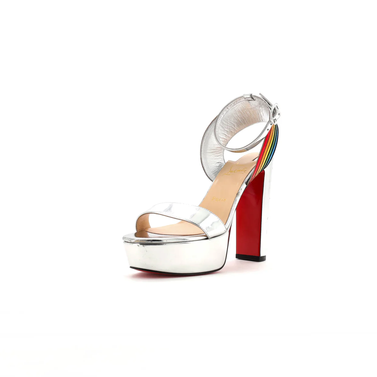 Women's Arkendisc Alta Platform Sandals Metallic Leather 130 - Deep Luxury