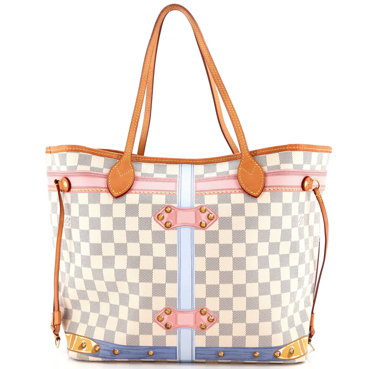 Neverfull NM Tote Limited Edition Damier Summer Trunks MM - Deep Luxury