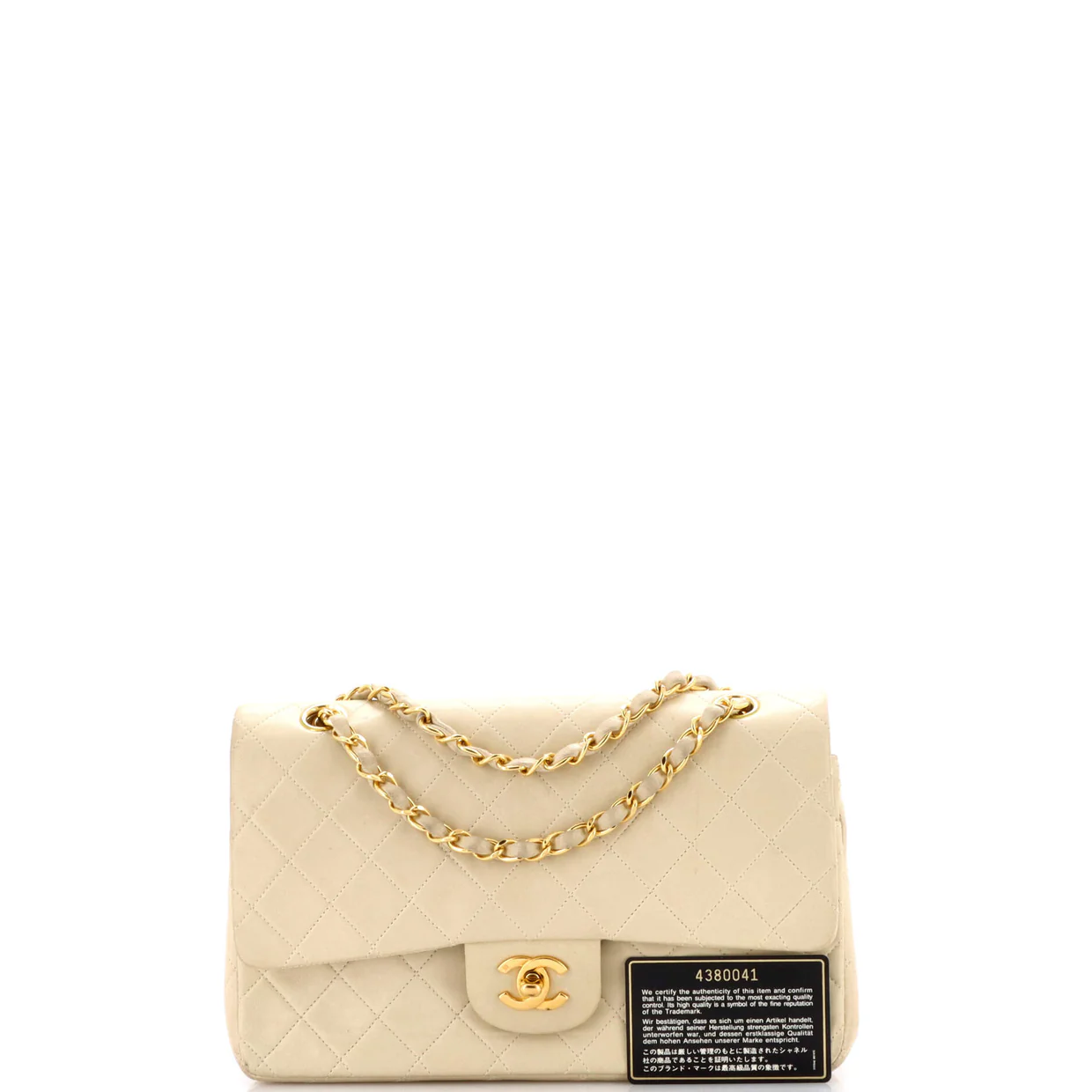 Vintage Classic Double Flap Bag Quilted Lambskin Medium - Deep Luxury