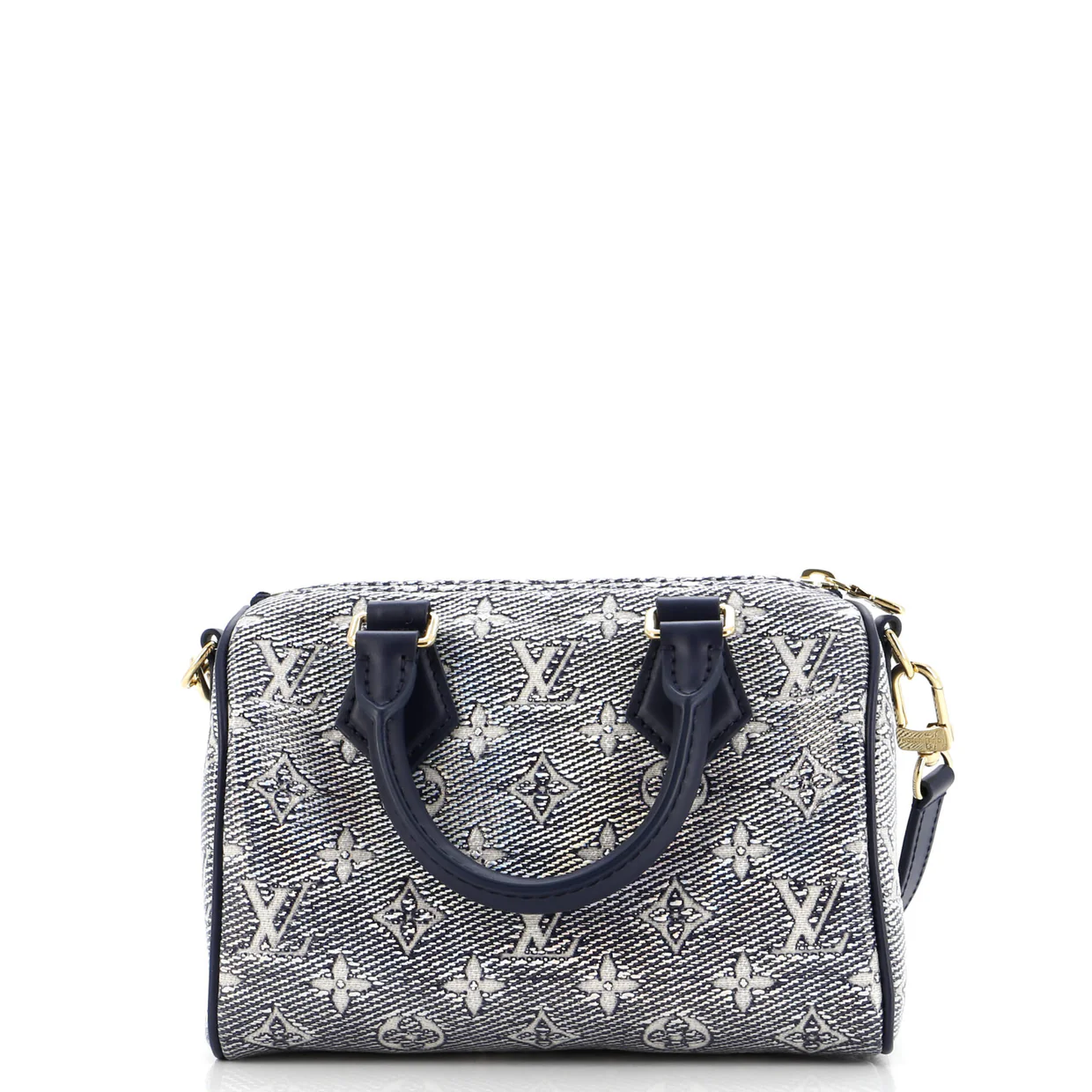 Speedy Bandouliere Bag Monoglam Jacquard Canvas 20 - Deep Luxury