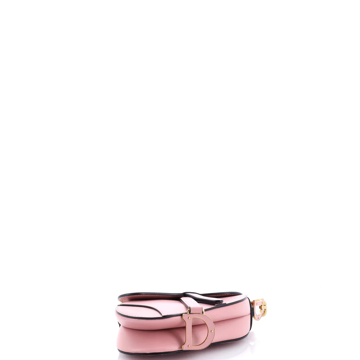 Saddle Handbag with Strap Leather Mini - Deep Luxury