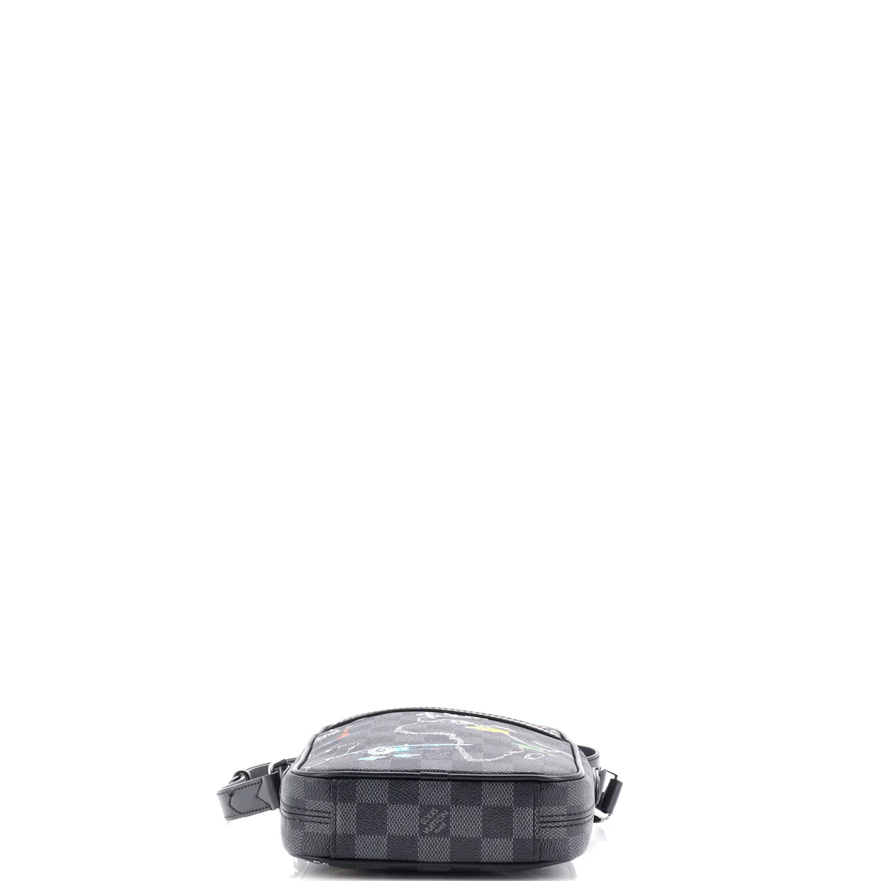 Danube Slim Bag Limited Edition Renaissance Map Damier Graphite PM - Deep Luxury