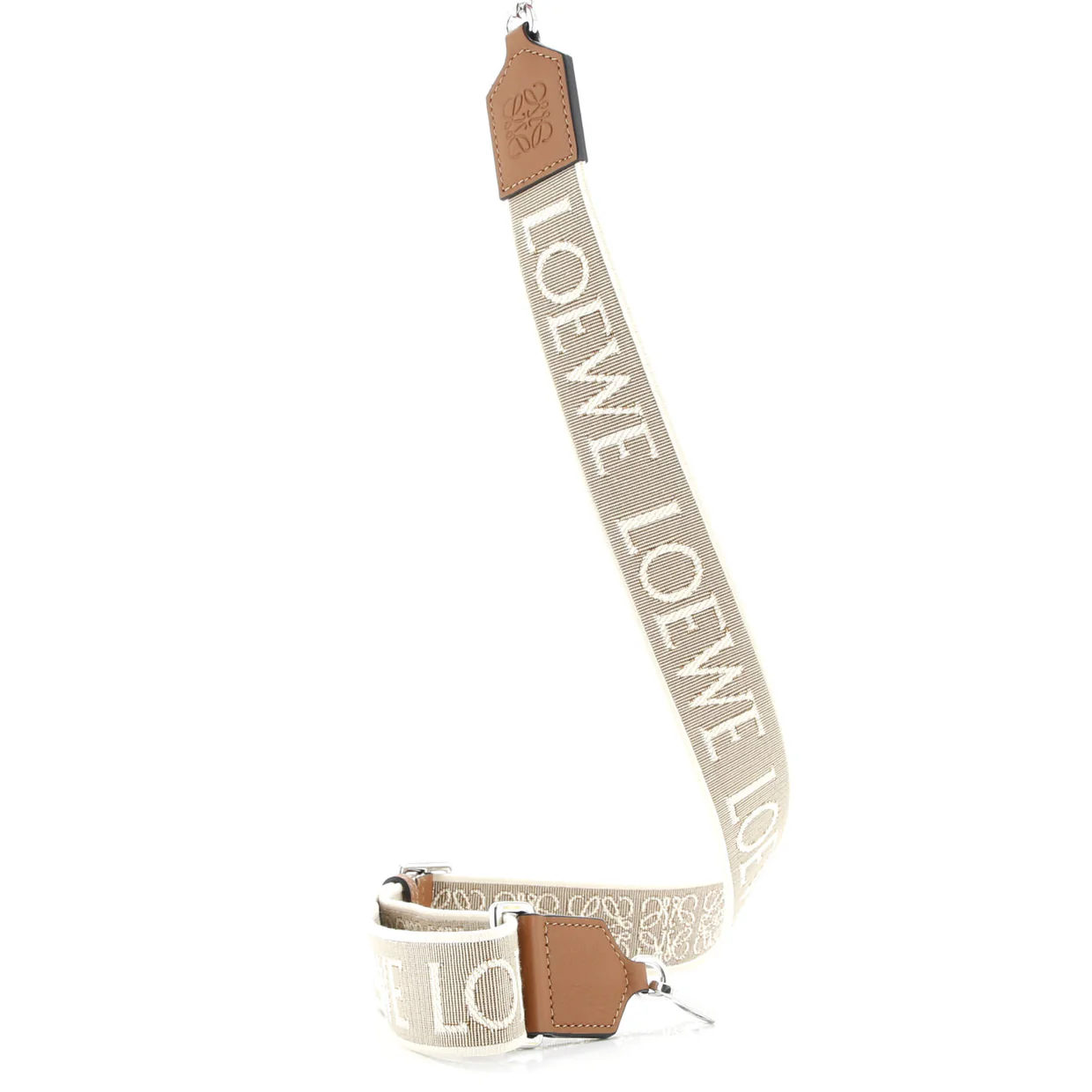 Anagram Shoulder Strap Jacquard With Leather - Deep Luxury