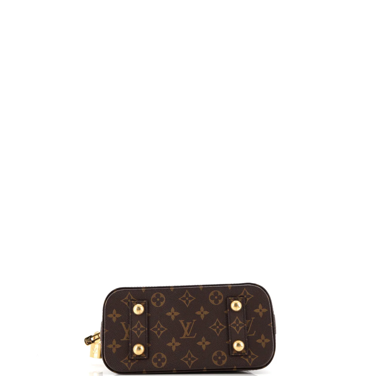 Alma Handbag Limited Edition Metallic Monogram Vernis and Monogram Canvas BB - Deep Luxury