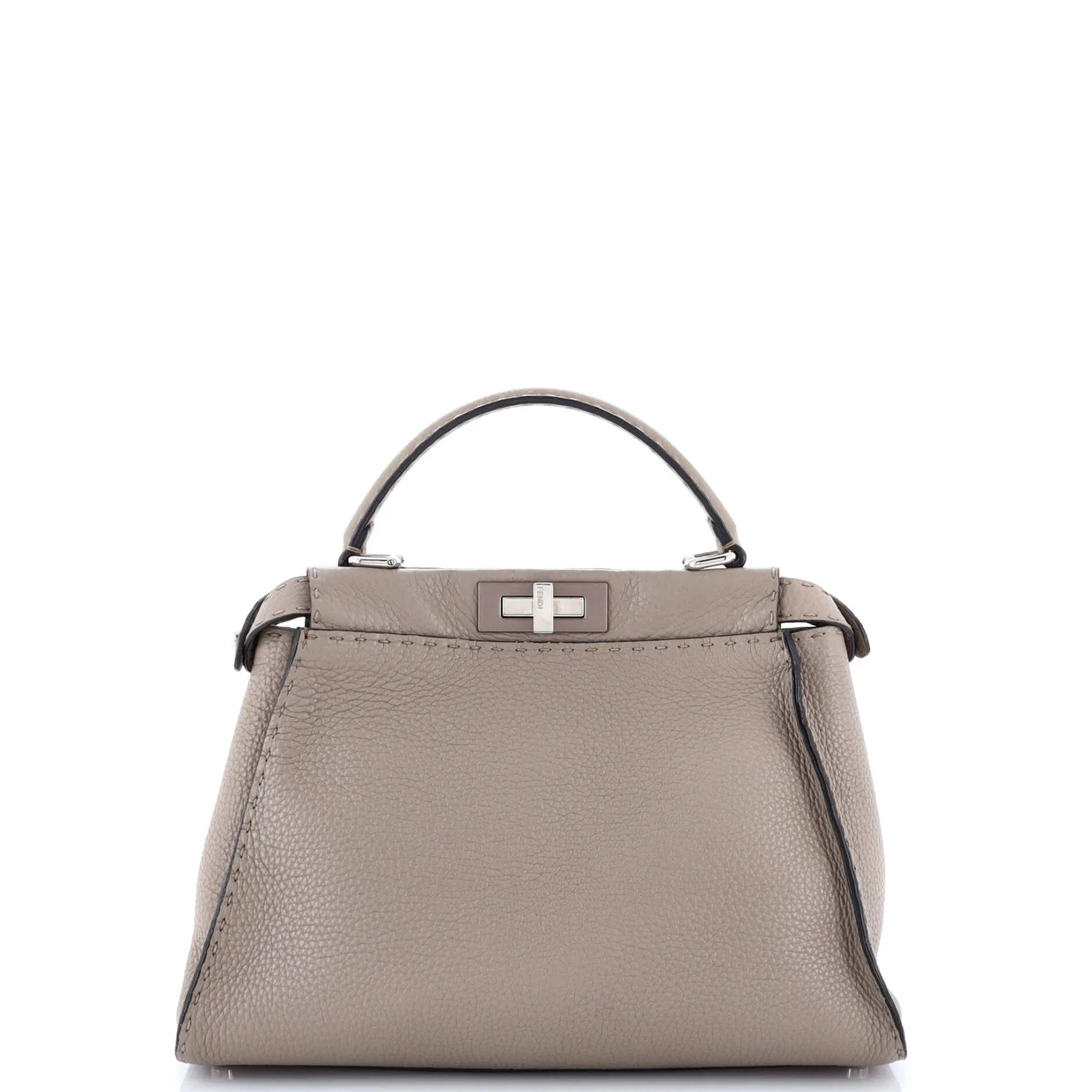 Selleria Peekaboo Bag Rigid Leather Regular - Deep Luxury