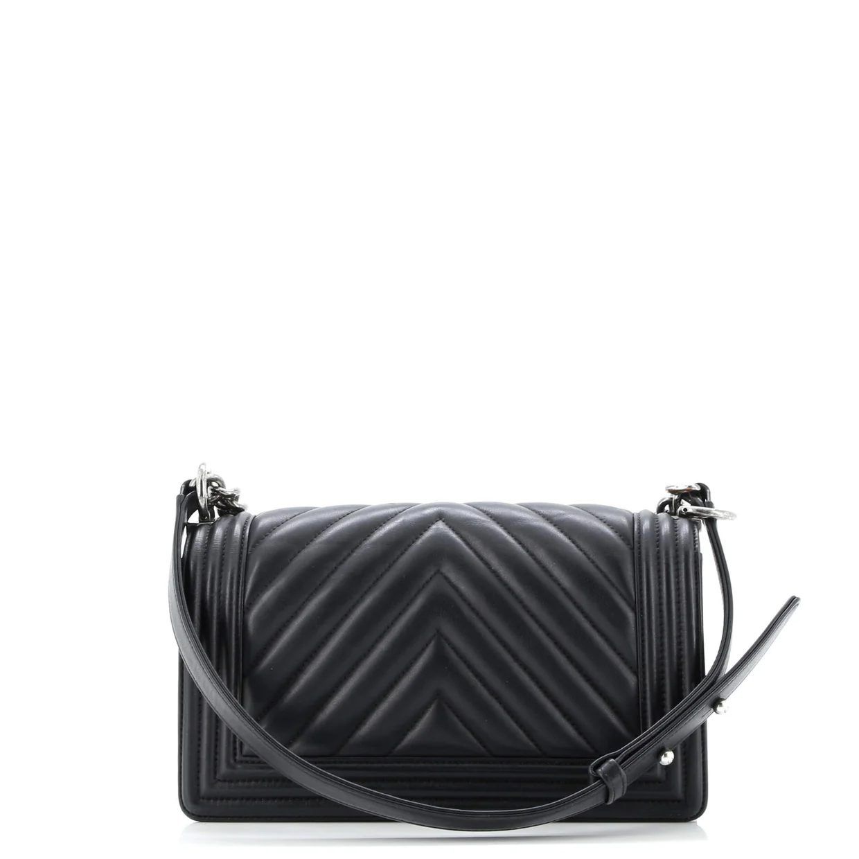 Boy Flap Bag Chevron Calfskin Old Medium - Deep Luxury