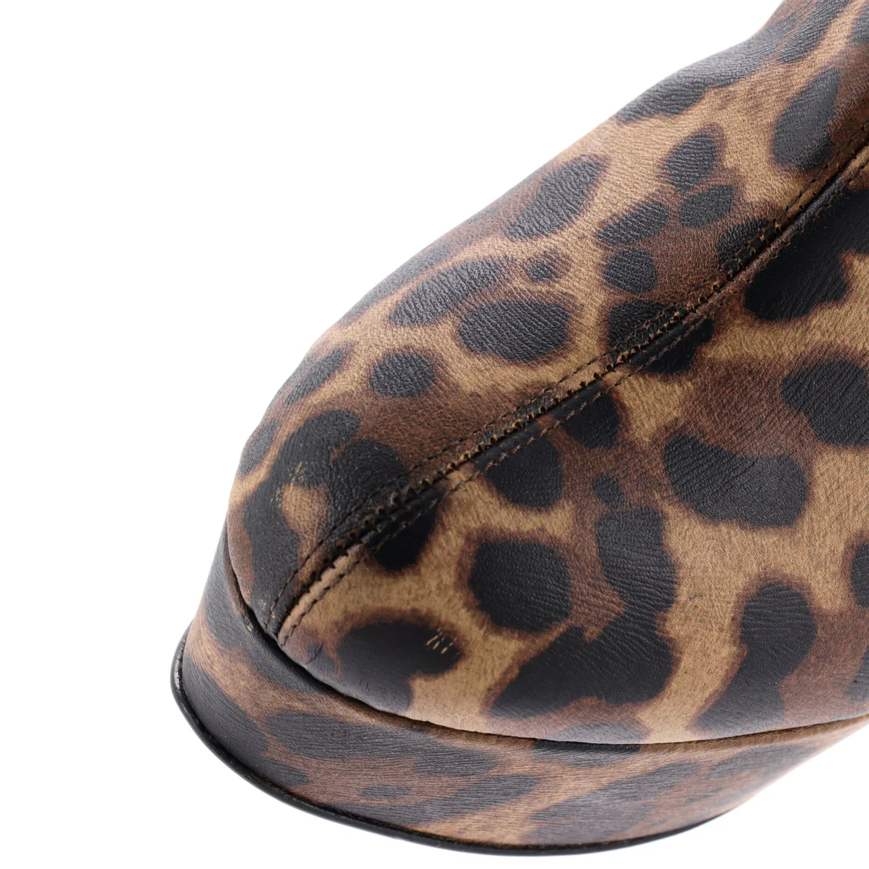 Women's Bianca Ankle Boots Printed Leather 120 - Deep Luxury