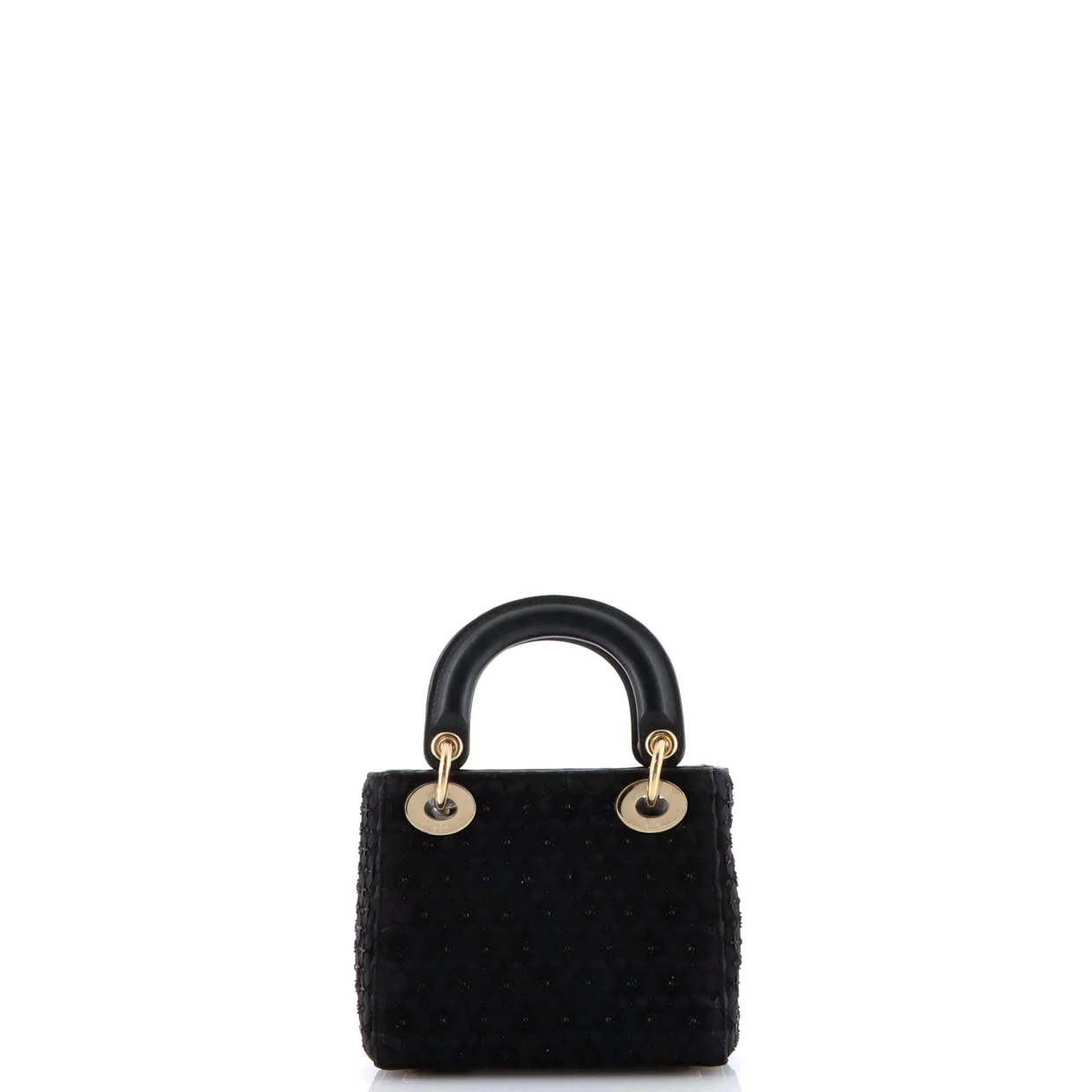 Lady Dior Chain Bag Embellished Satin Mini - Deep Luxury