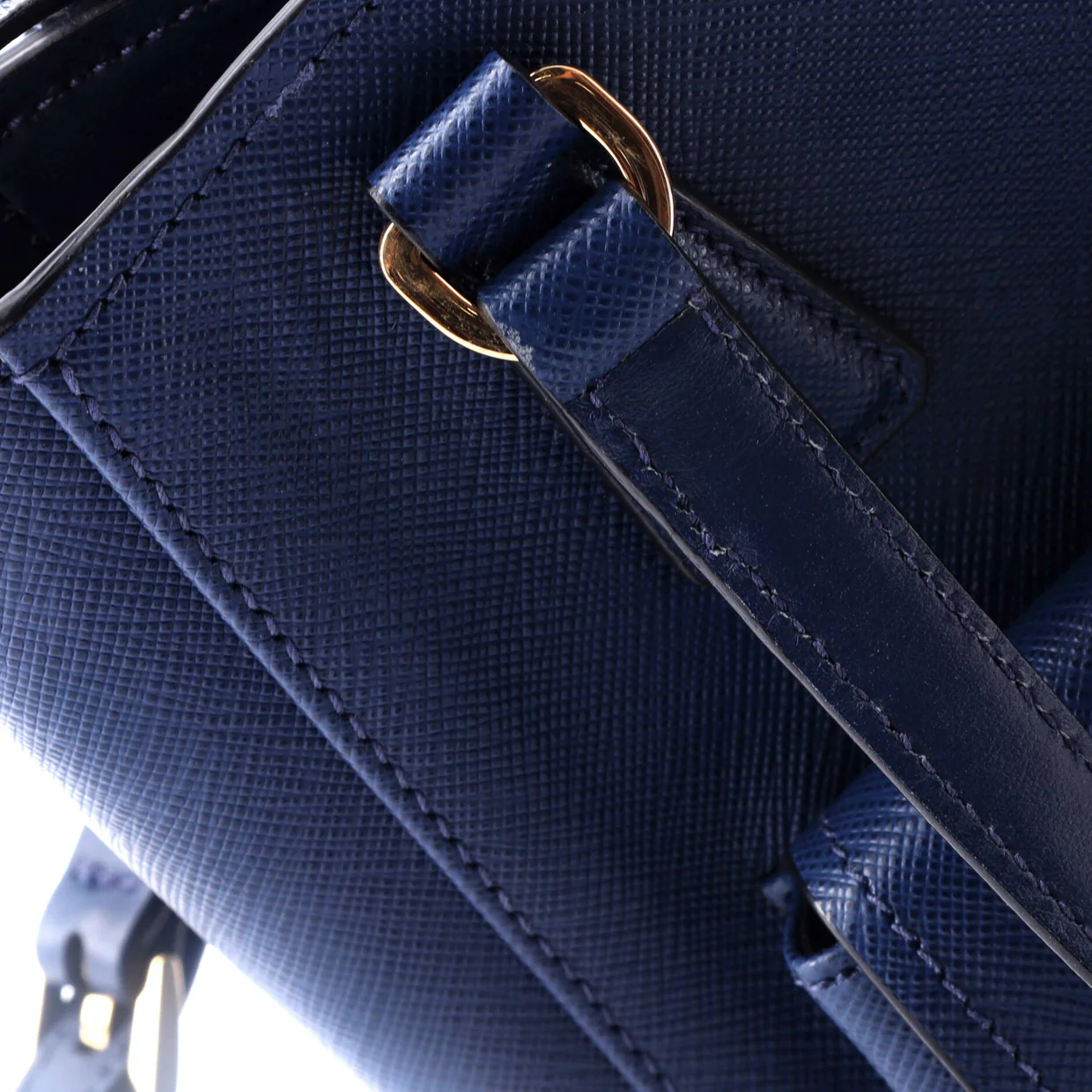 Metropolis Tote Saffiano Leather Small - Deep Luxury