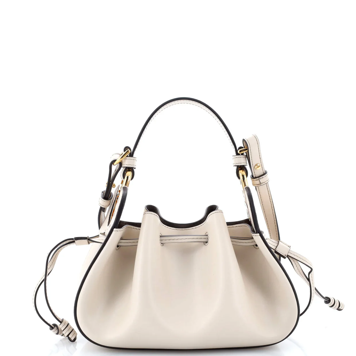 Pomodorino Bucket Bag Leather Mini - Deep Luxury