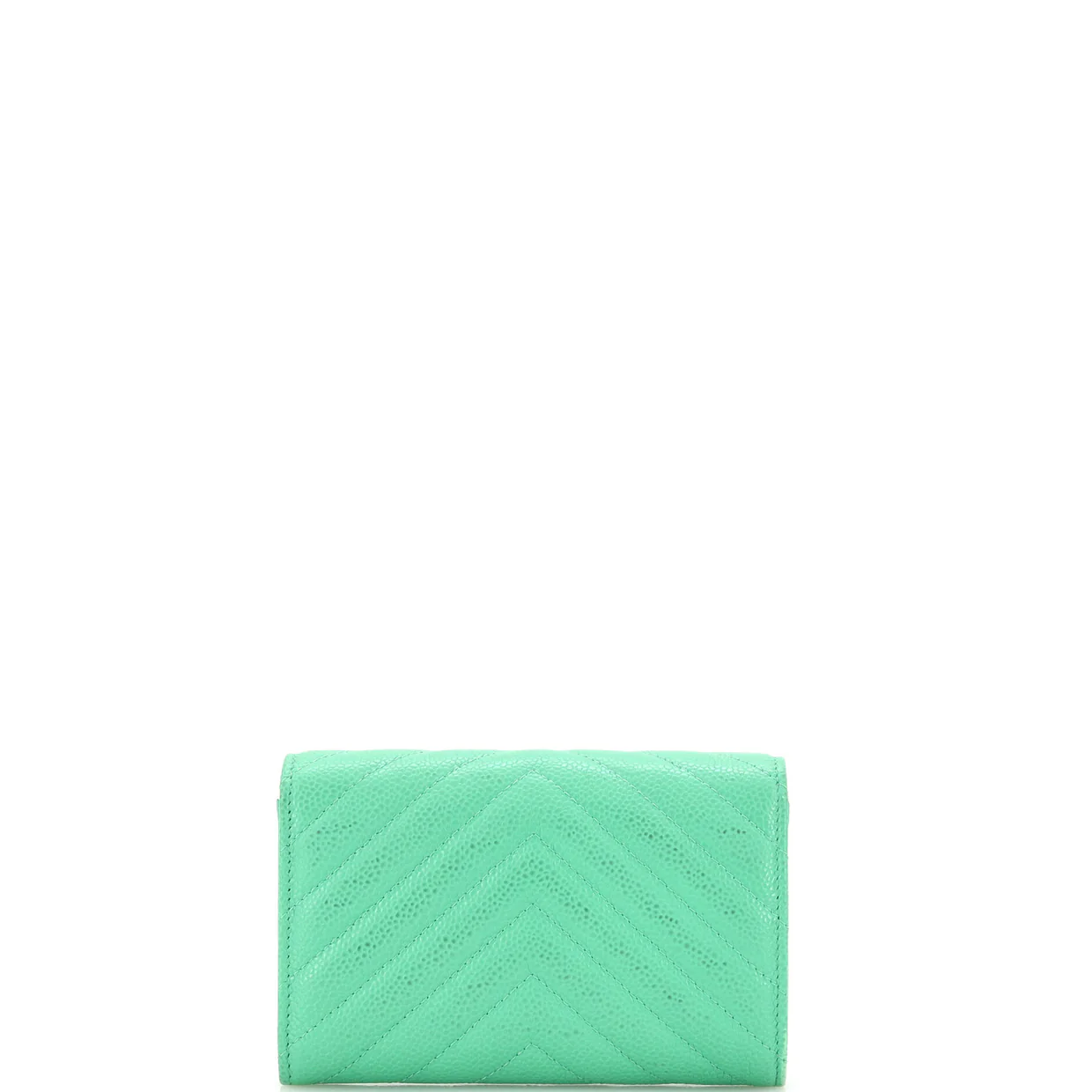 CC Gusset Classic Flap Wallet Quilted Caviar Medium - Deep Luxury