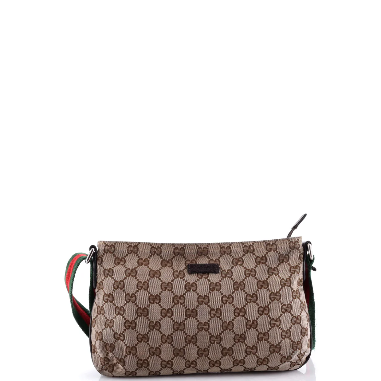 Web Strap Messenger Bag GG Canvas Small - Deep Luxury