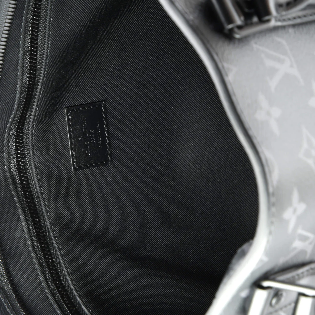 Sac Plat Zipper Tote Monogram Eclipse Canvas Horizontal - Deep Luxury