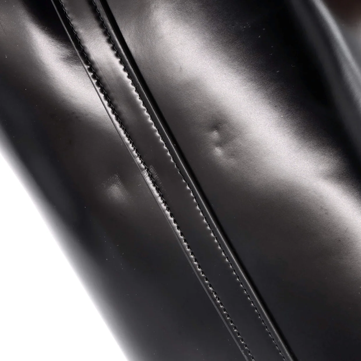 Monochrome Tote Leather Medium - Deep Luxury