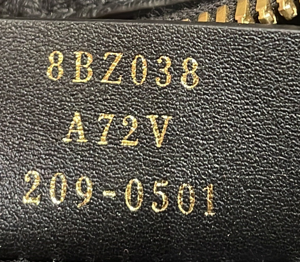 By The Way Backpack Zucca Embossed Leather Mini - Deep Luxury