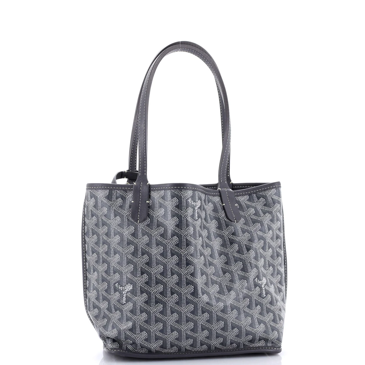 Anjou Reversible Tote Coated Canvas Mini - Deep Luxury