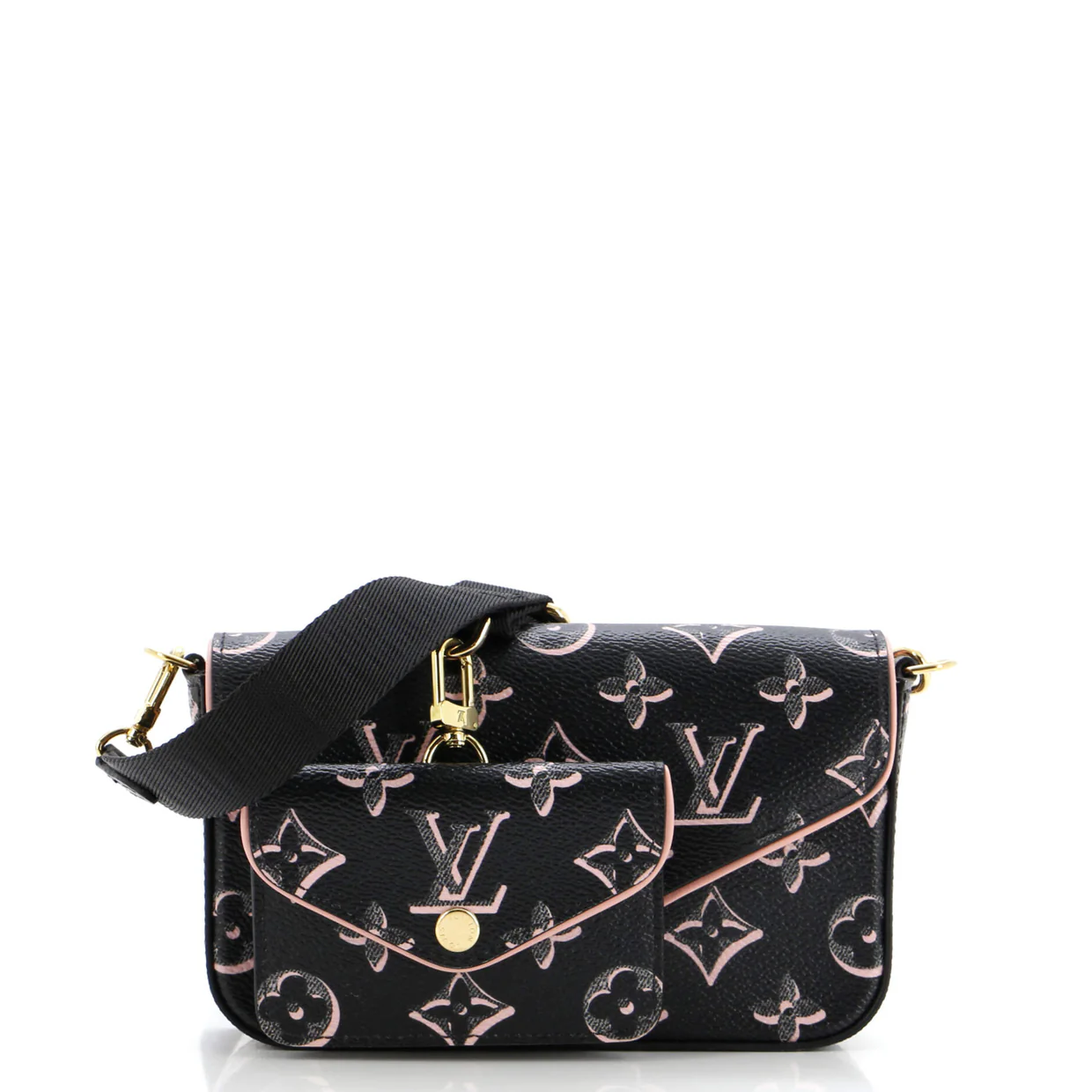 Felicie Strap u0026 Go Handbag Fall for You Monogram Canvas - Deep Luxury