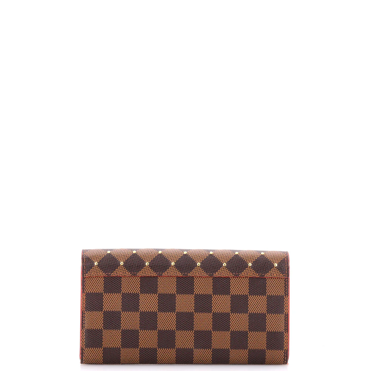 Sarah Wallet NM Studded Damier - Deep Luxury
