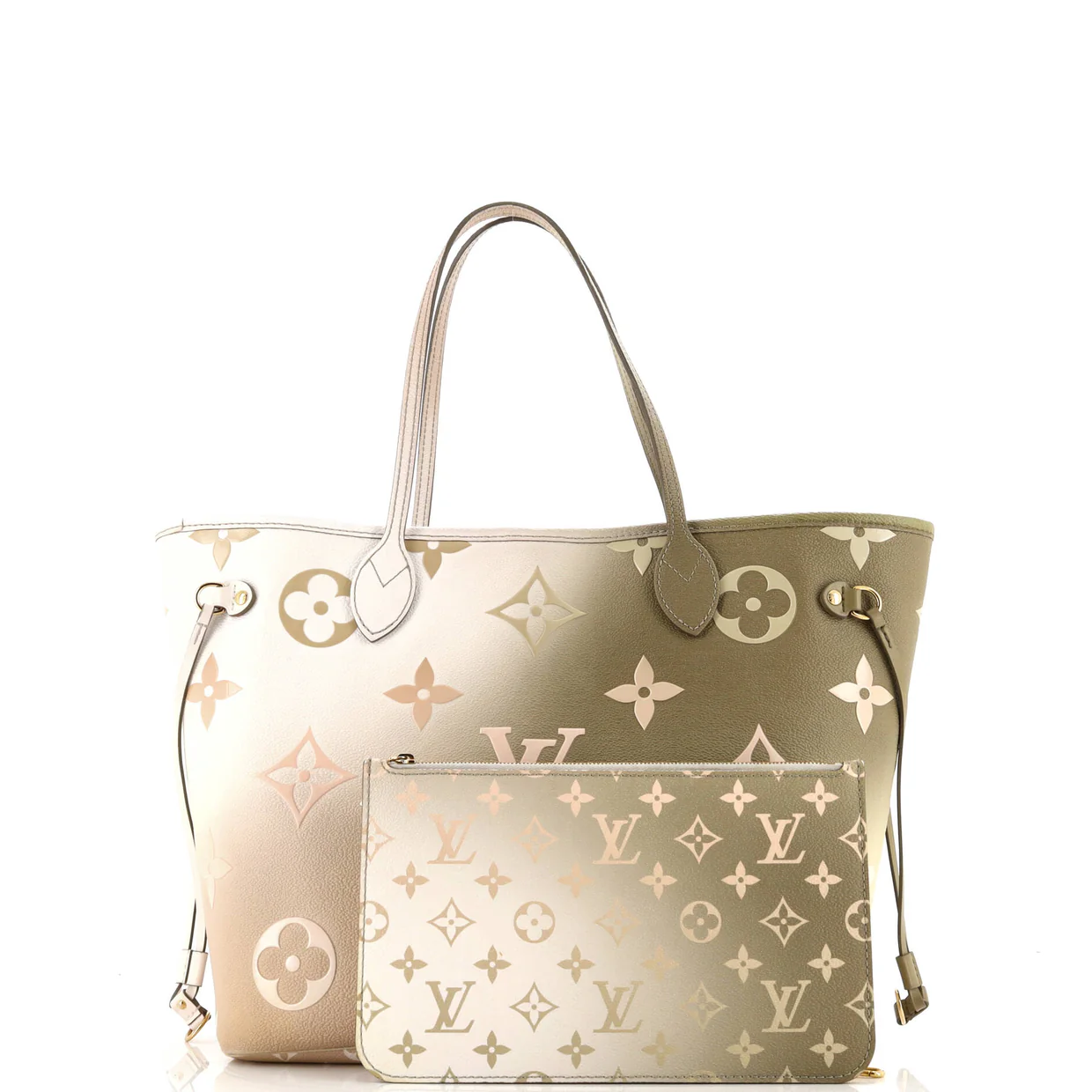 Neverfull NM Tote Spring in the City Monogram Giant Canvas MM - Deep Luxury