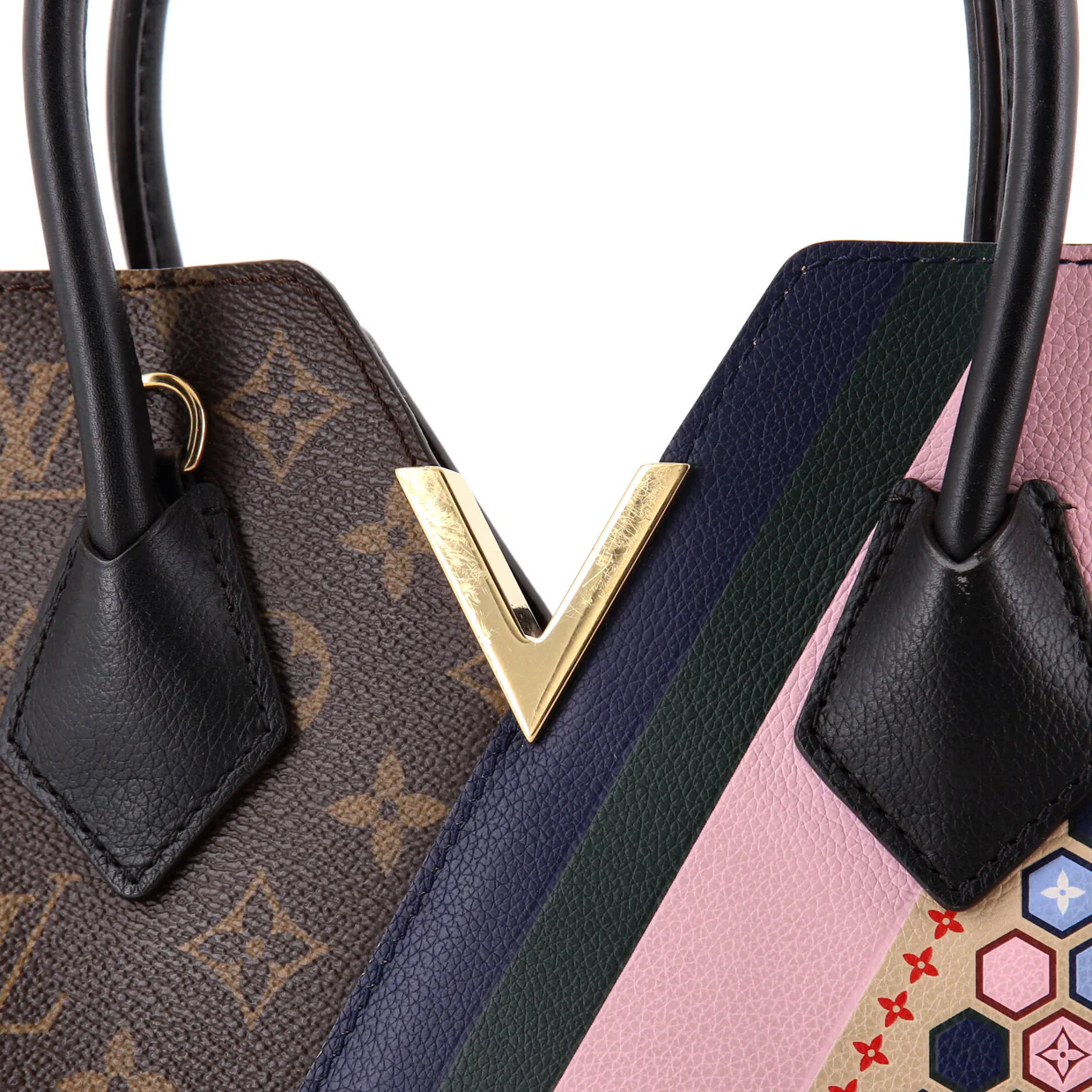 Kimono Handbag Limited Edition Monogram Canvas and Leather MM - Deep Luxury