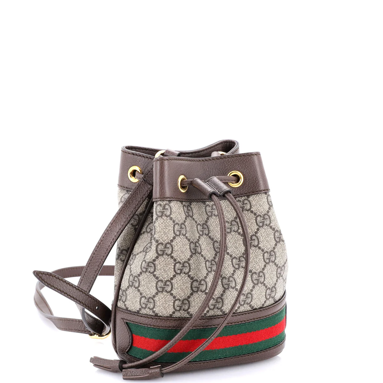 Ophidia Bucket Bag GG Coated Canvas Mini - Deep Luxury