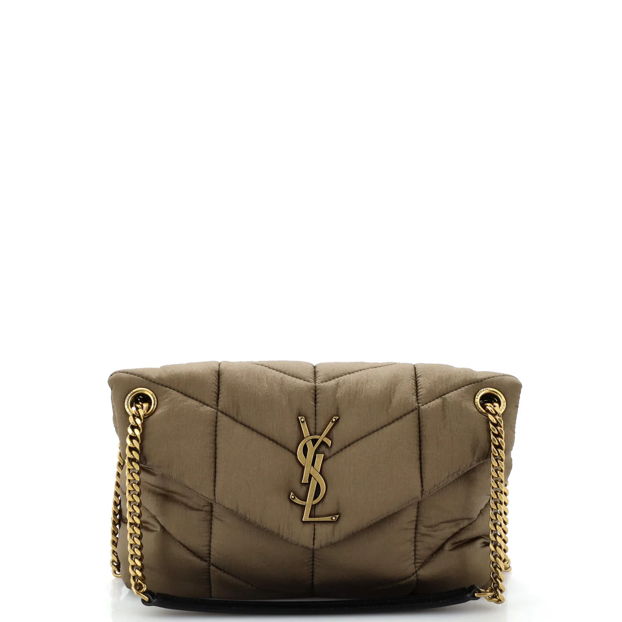 Loulou Puffer Shoulder Bag Quilted Nylon Small - Deep Luxury