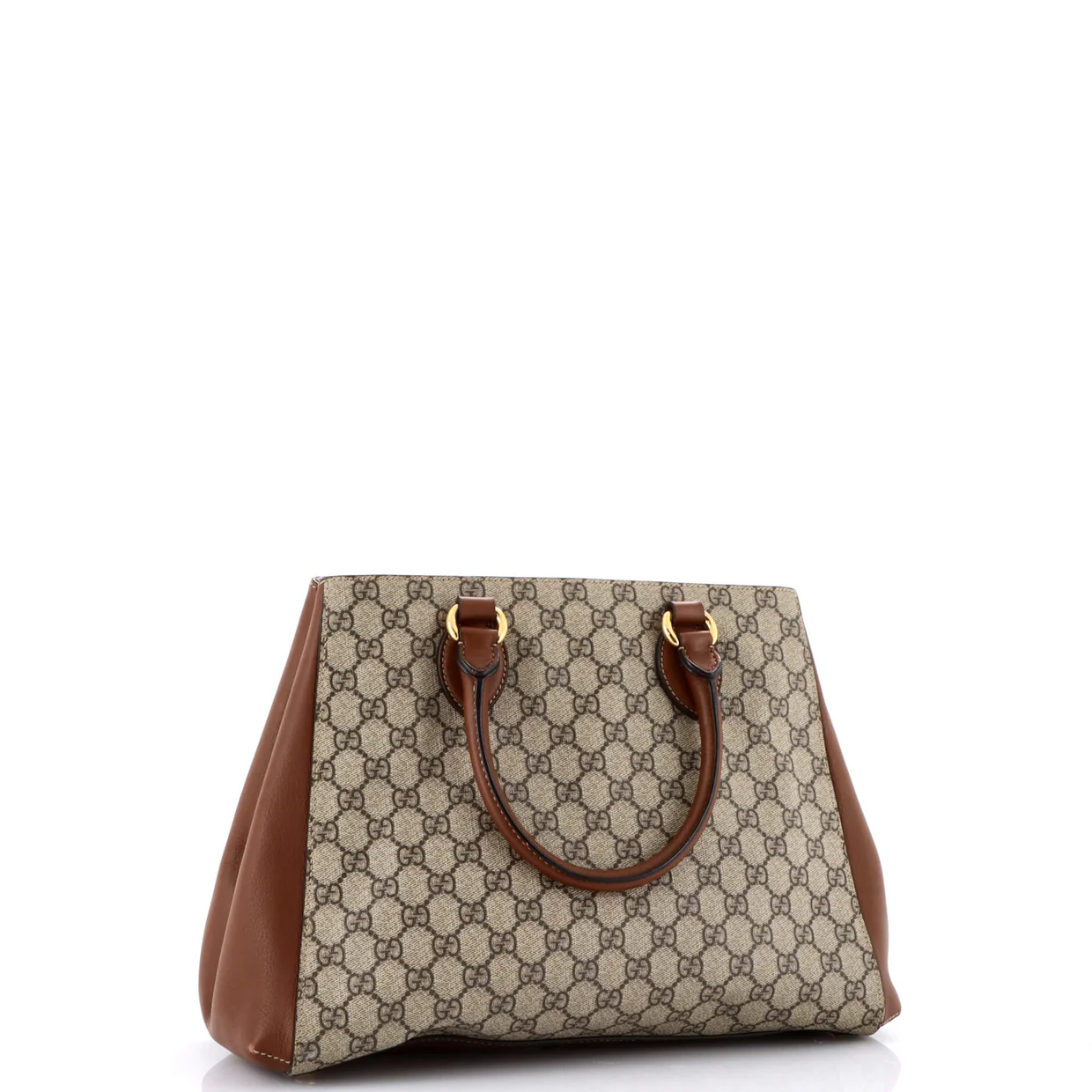 Convertible Tote GG Coated Canvas with Leather Medium - Deep Luxury