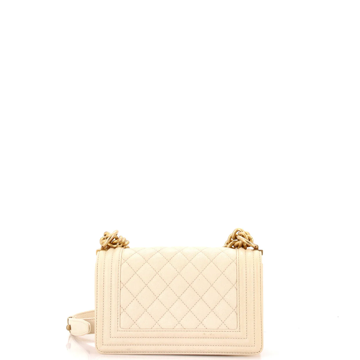 Boy Flap Bag Quilted Caviar Small - Deep Luxury
