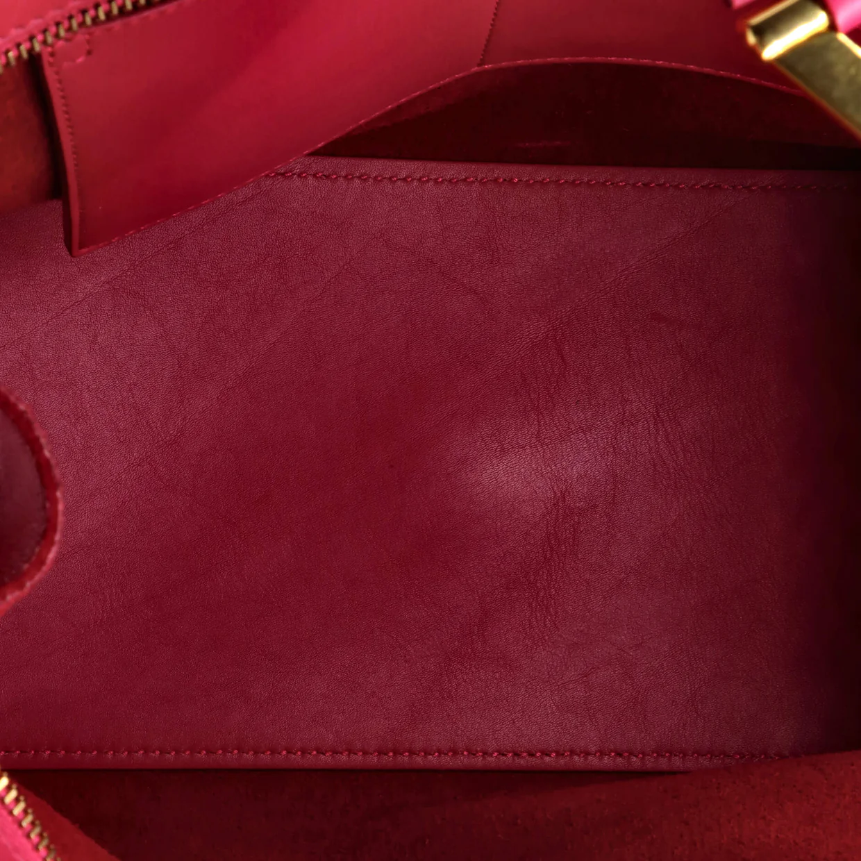 Classic Y Cabas Leather Small - Deep Luxury