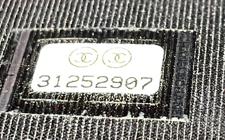 Camellia Bow Vanity Case with Chain Quilted Lambskin Mini - Deep Luxury